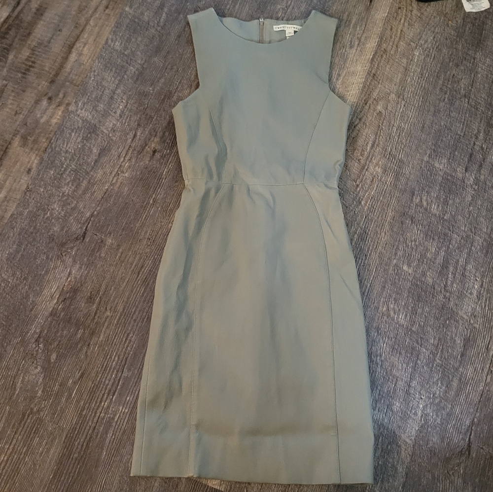 Twenty8twelve lamb leather mini dress